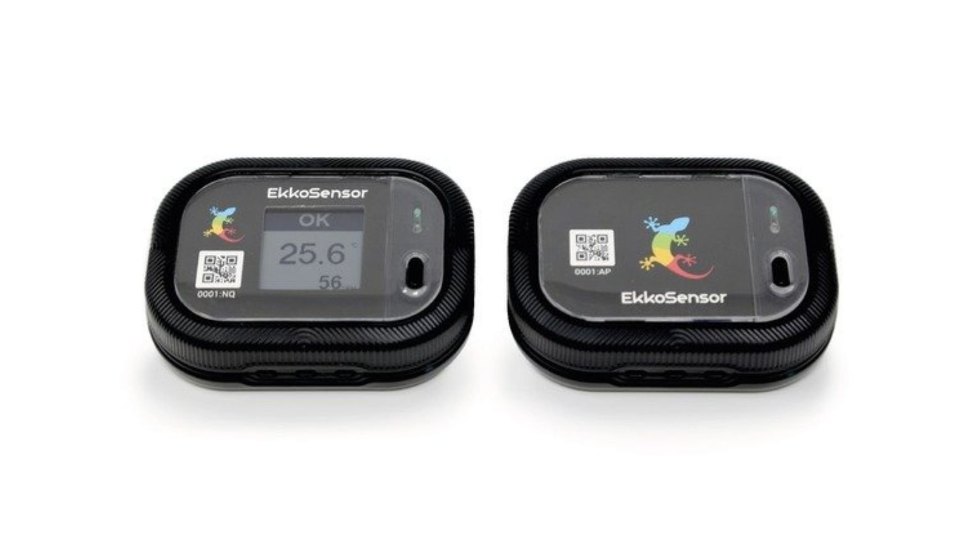 Ekkosense Wireless temperature and humidity monitors one with display and one without